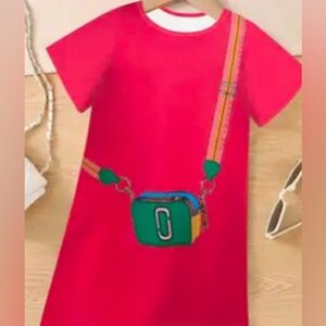 Short Sleeve Purse Dress